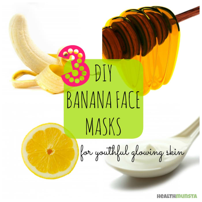 For glowing youthful skin, try these easy DIY banana face masks to make at home!