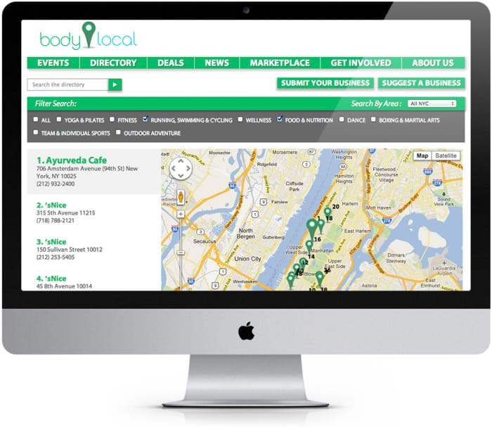 An example of a directory website. Learn how to create these sites to generate passive income for yourself.