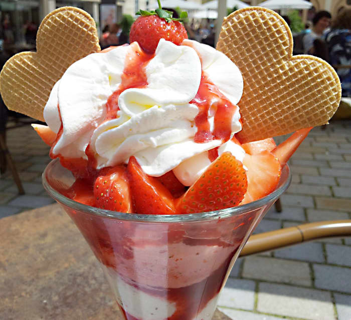 Very cold ice cream can cause a brain freeze or ice cream headache in some people.