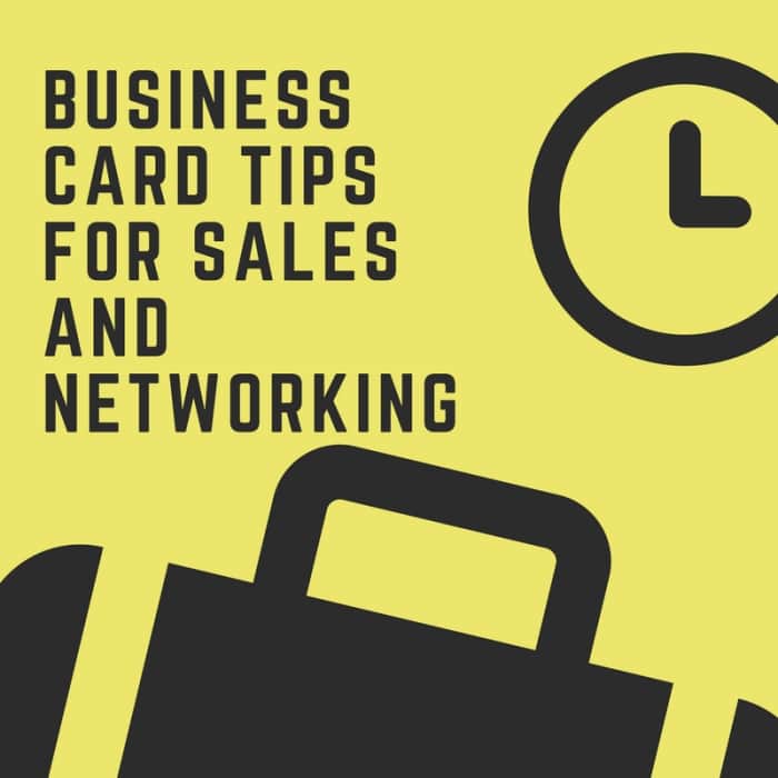Business Card Tips for Sales and Networking ToughNickel