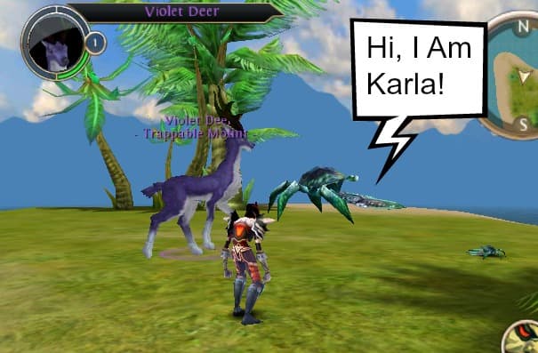 Order and Chaos Mount Location. Violet Deer at Camp of Hemir in Whispering Islands.