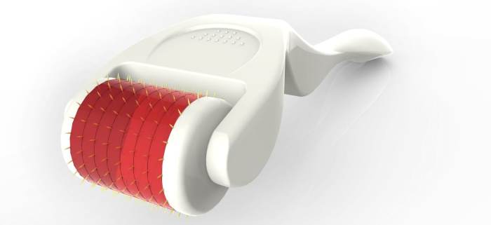 A 1.0 mm Derma Roller with 200 needles by Petunia Skin Care