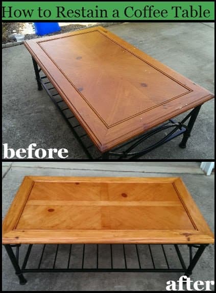 How to Refinish a Table or Coffee Table for a Beginner - Dengarden