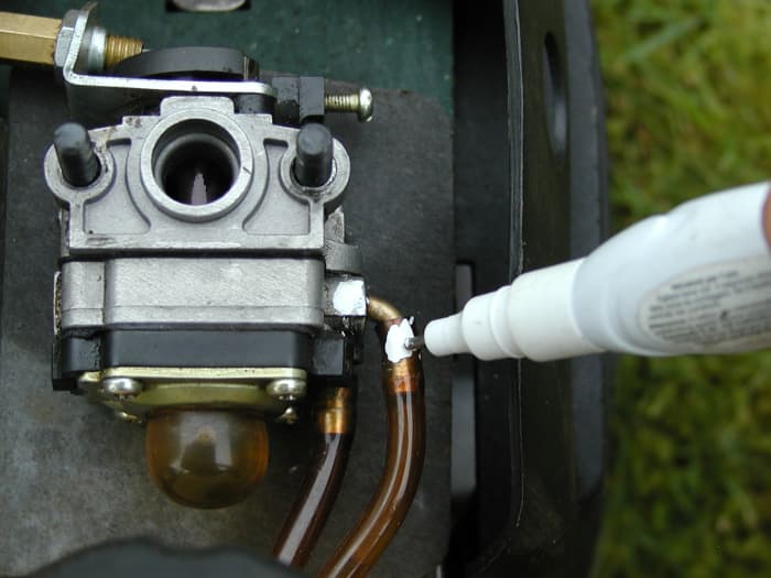 Mark the fuel lines before removal. A "Tippex" style correction pen is useful for doing this.