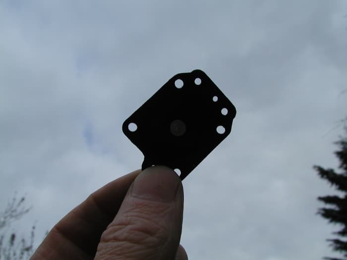 Check for holes by holding up against a bright light source. Warping of these delicate parts can also prevent them working properly.