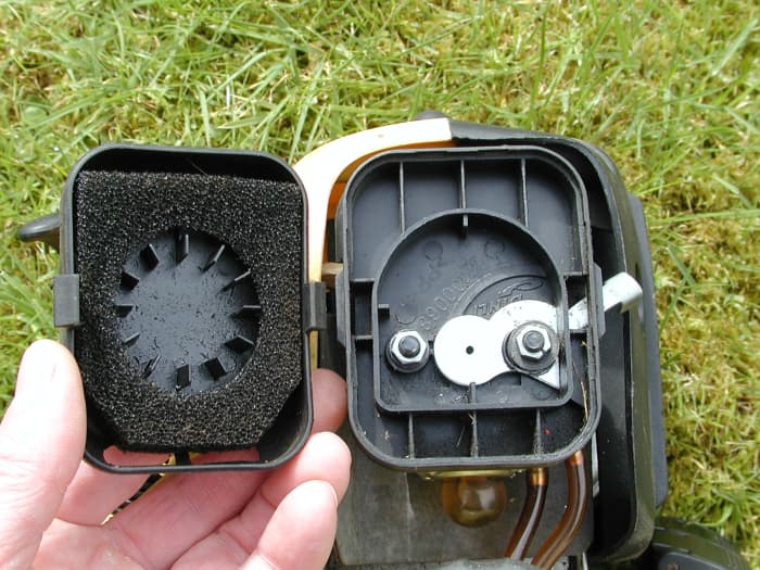 Foam air filter.