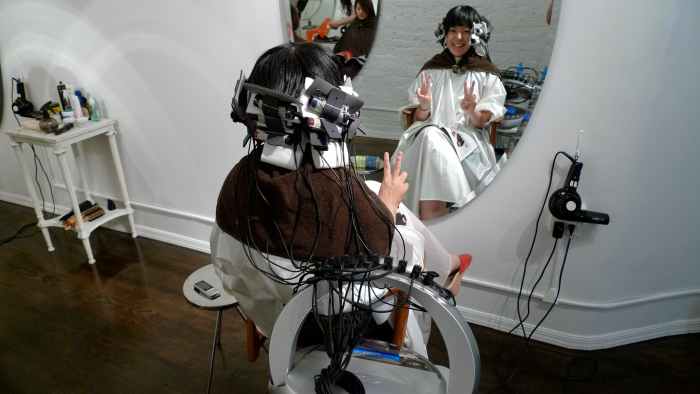 An example of a digital perm