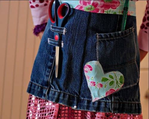 This article presents 57 different DIY denim craft ideas to help you upcycle your old jeans into new and beautiful items!