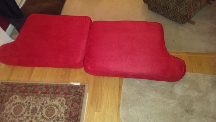 Finished seat cushions!