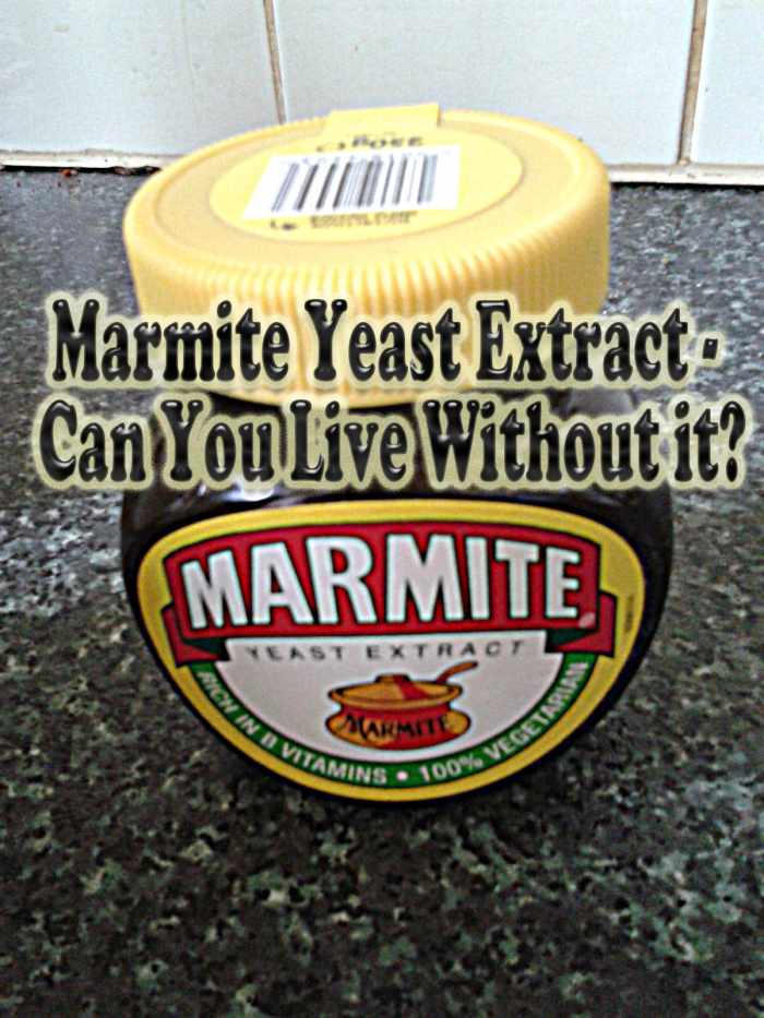 Jar of Marmite on my kitchen counter