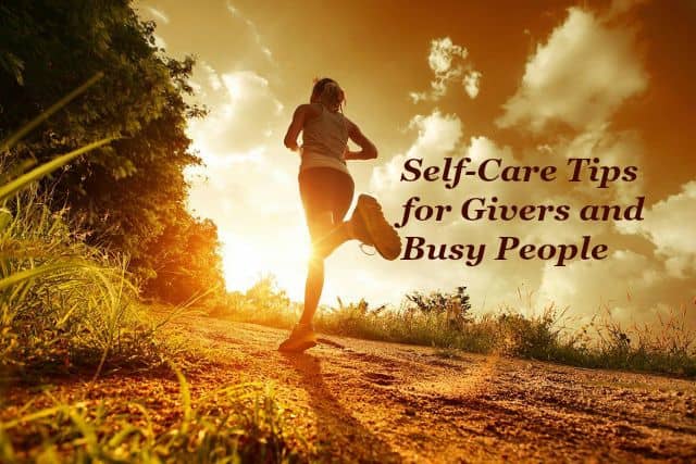 Taking a jog on an early, sunny morning is a perfect self-care activity to start the day.