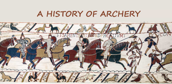 Archers at the Battle of Hastings as shown on the Bayeux Tapestry.