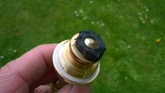 Worn washer