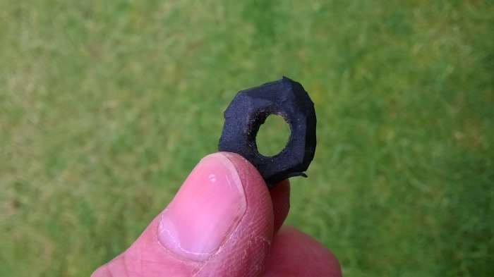 Worn washer