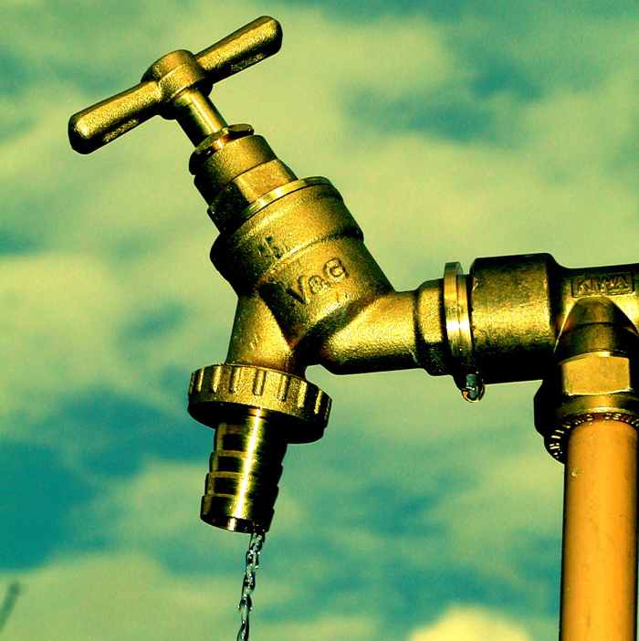 changing an outside water spigot