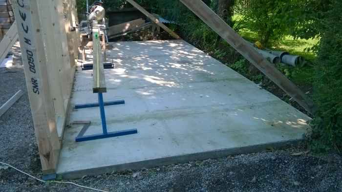 Here's "one I made earlier". OK, I cheated and used a cement mixer!