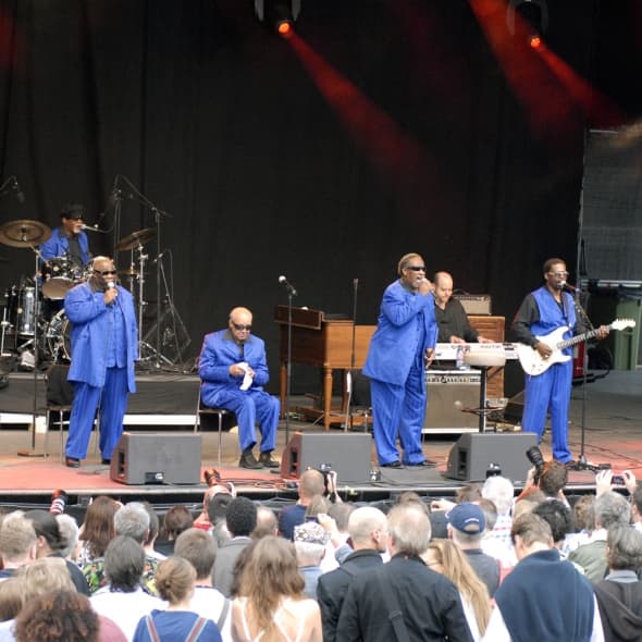 Christmas can groove if you do it right. The Blind Boys of Alabama perform in Stockholm.