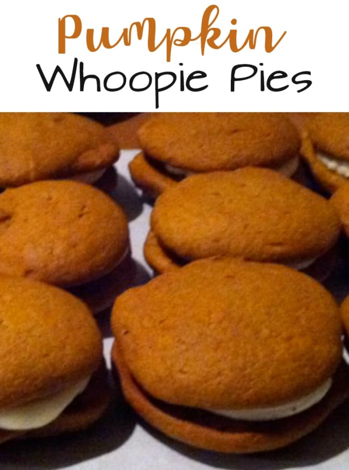 Homemade pumpkin whoopie pies