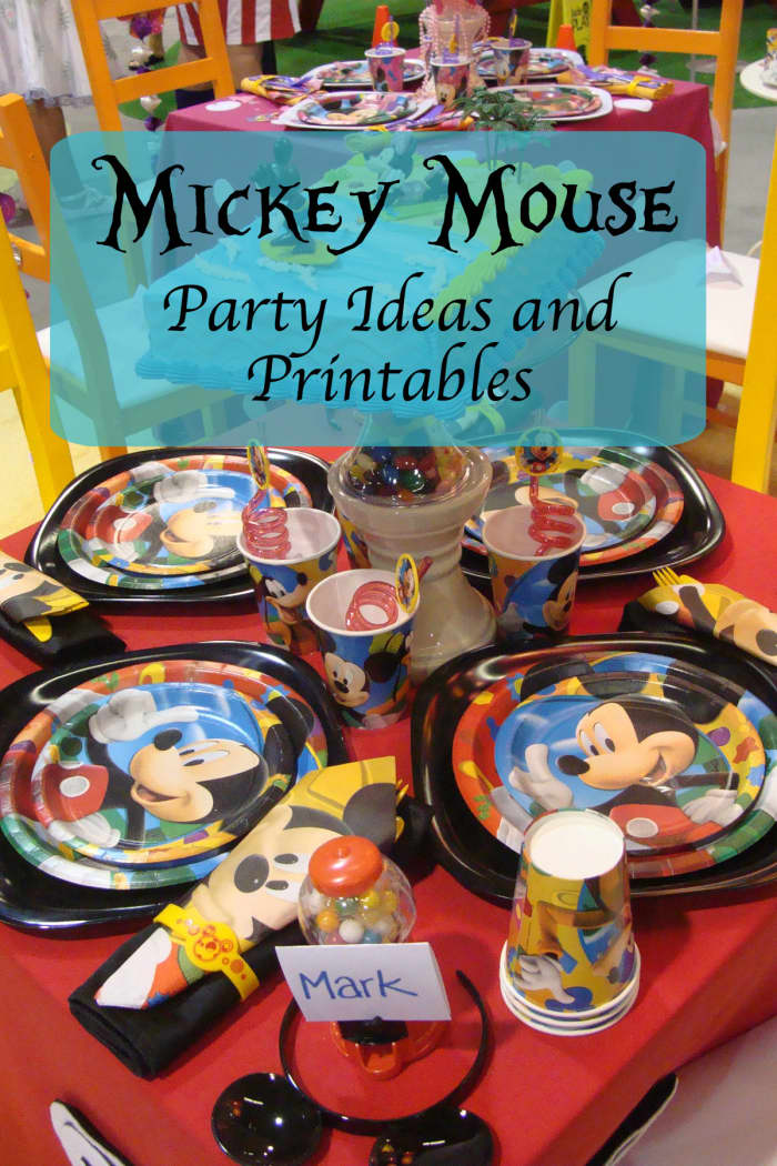 Mickey Mouse and Other Disney Party Ideas (and Free Printables) - Holidappy