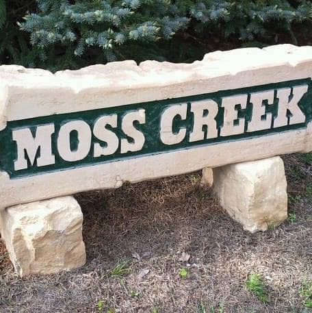 The sign at my sister's home in the country. They had it made from Kansas limestone.