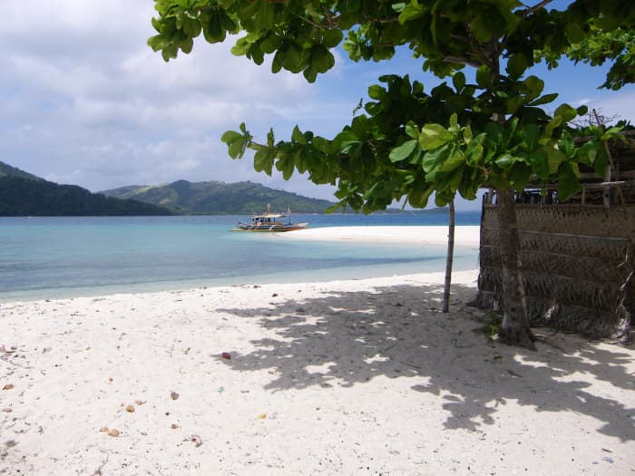 dziewicza plaża w Concepcion, Iloilo, Filipiny