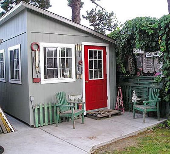 A pent shed is most suited for fast storage solutions or when your location is narrow.