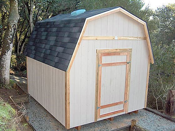 If a back-home, country barn look is what you desire, then a gambrel shed might be for you.