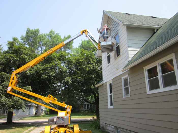 How to Paint the Exterior of a Two Story House Dengarden