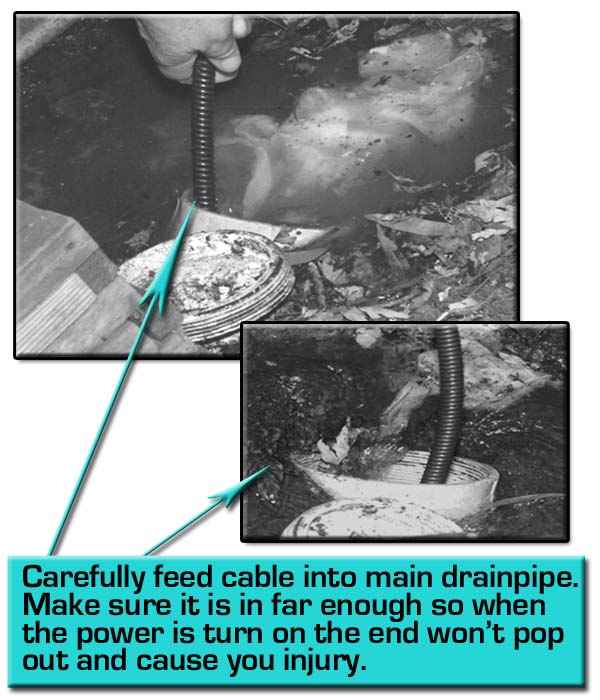 How to Unclog an Outside Main Drainpipe Cleanout Using an Auger Dengarden