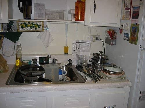 This pile is sure to contain all the enemies of free-flowing drains: fats, oils, and grease.
