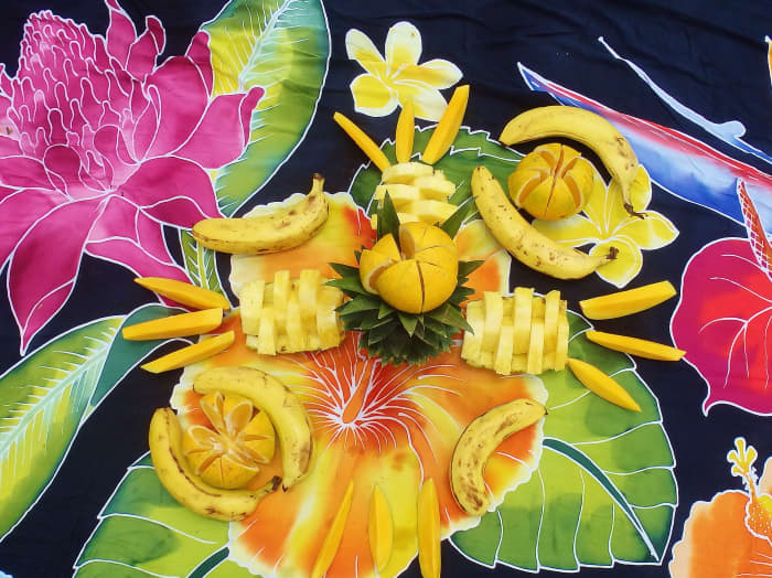 Wherever we went in Costa Rica, our guides would prepare wonderful fresh fruit snacks for us. They always included pineapple!