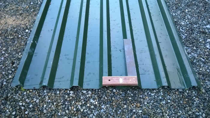 Before you measure sheets for cutting, check you're working from a square end.