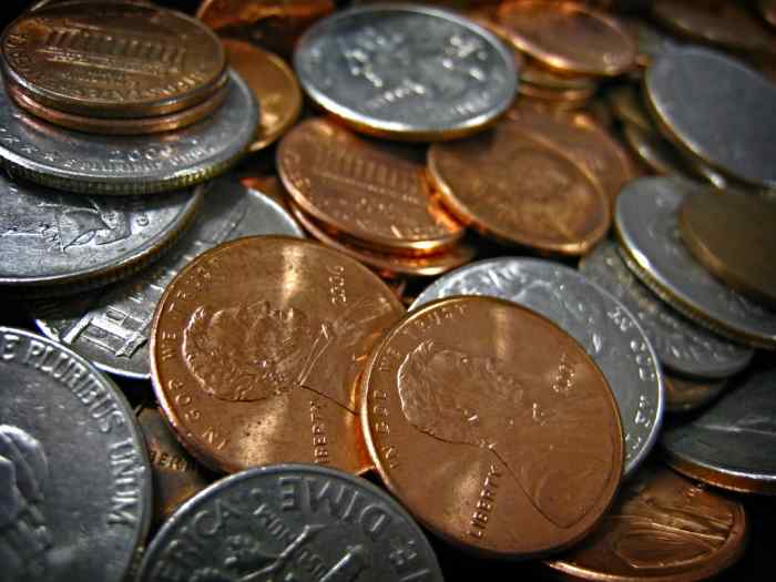 Spare change can be damaging to a HE washing machine. Empty your pockets!