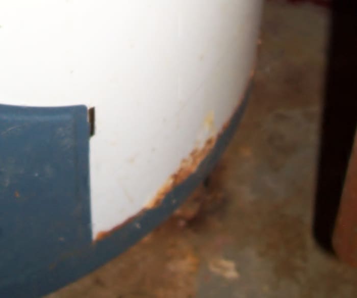 Looks like someone had better start saving for a new water tank.