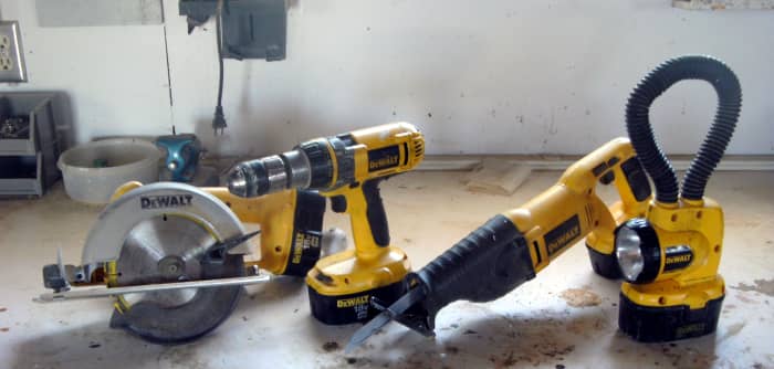 This cordless drill driver was purchased as part of a 4 piece set and has lasted for many years under hard use.