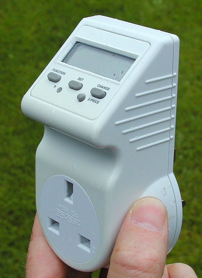 This particular adapter has a UK socket and plug. However models are available with other socket styles