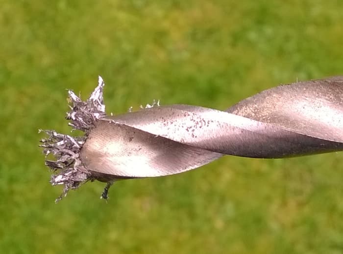 Drill bits can become magnetized and collect metal shavings, which may interfere with the drilling process