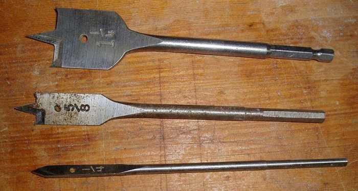Spade/flat wood bit