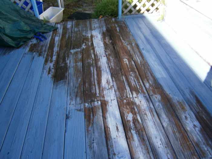 How to Refinish and Paint an Old Wooden Porch and Deck Dengarden