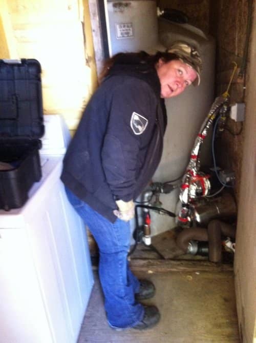 This is the water supply jet pump bringing water from my 1250 gallon cistern bottom outlet to the demand location.