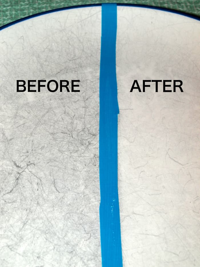 With a lot of elbow grease and whitening toothpaste, I managed to clean up my plates. They aren't perfect, but they look better than they did before.