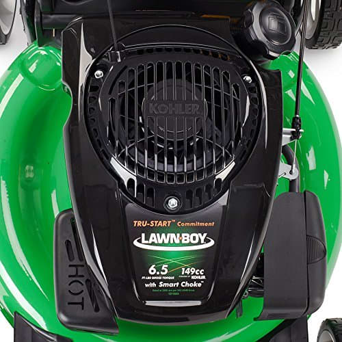 Lawn-Boy 10734 mowers are powered by Kohler engines which provide both power and reliability. The Lawn Boy can be started up with just the turn of a key, making it easy and convenient to use.