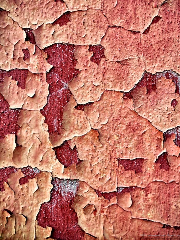 A Surface with Peeling Paint