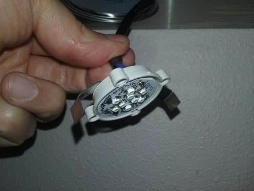 The lights are really weak. However, the manual suggests that the bulbs should not be changed to a higher wattage.