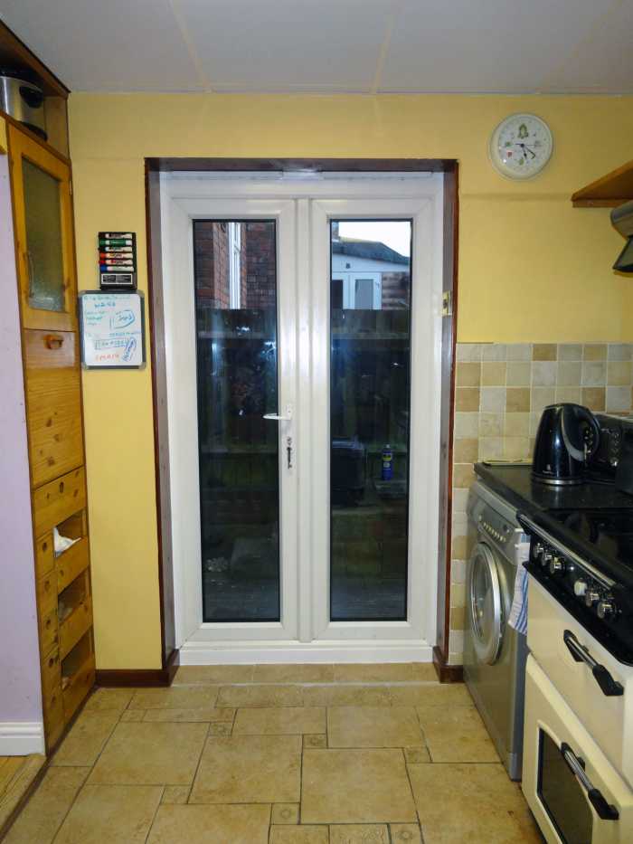 Kitchen Makeover Removing Brick Doorstep and Modifying Wall by the