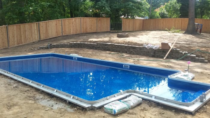 DIY Inground Swimming Pool: Here's How I Did It - Dengarden