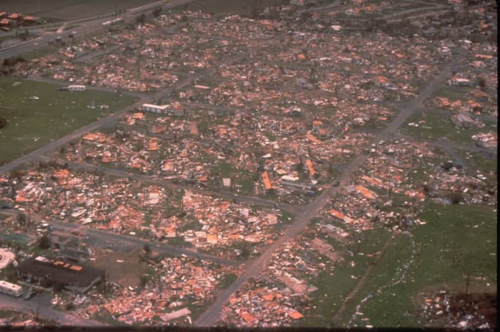 Florida devastation from Hurricane Andrew, almost exactly 25 years ago