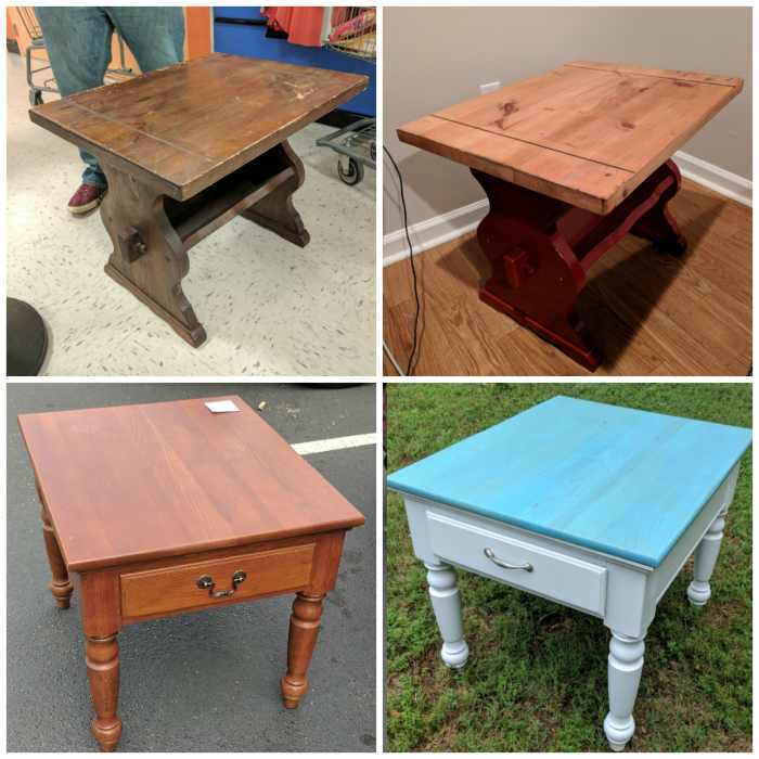 Home Decor DIY Two Ways to Refinish an End Table Dengarden