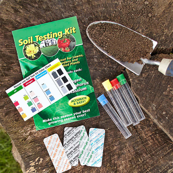 A soil testing kit helps you choose the right kind of fertilizer and keep unnecessary chemicals from draining into groundwaters.