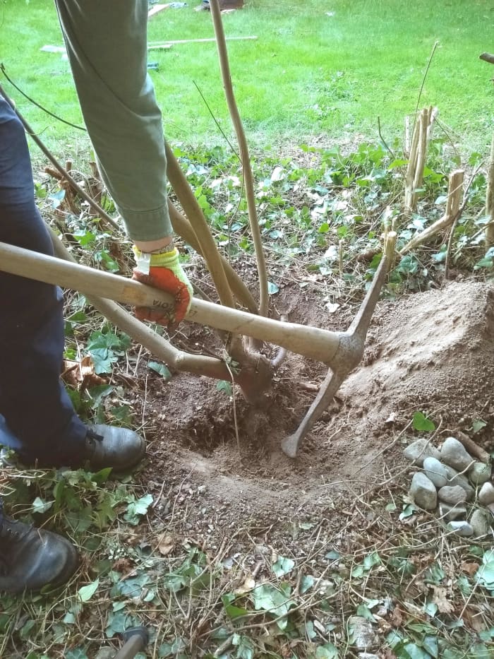 A csákány hasznos a kemény talaj feltöréséhez